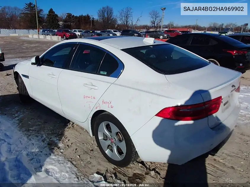 2017 Jaguar Xe 25T VIN: SAJAR4BG2HA969902 Lot: 44153967