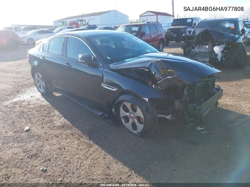 2017 Jaguar Xe VIN: SAJAR4BG6HA977808 Lot: 44644366