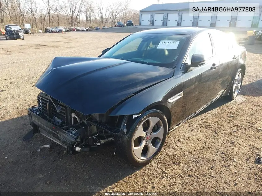 2017 Jaguar Xe VIN: SAJAR4BG6HA977808 Lot: 44644366