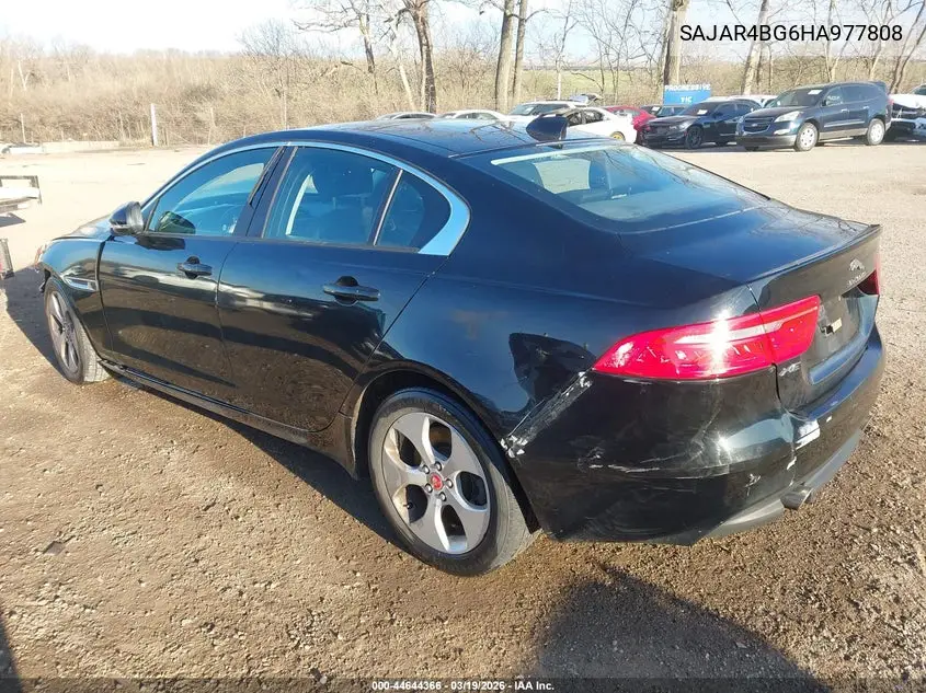 2017 Jaguar Xe VIN: SAJAR4BG6HA977808 Lot: 44644366