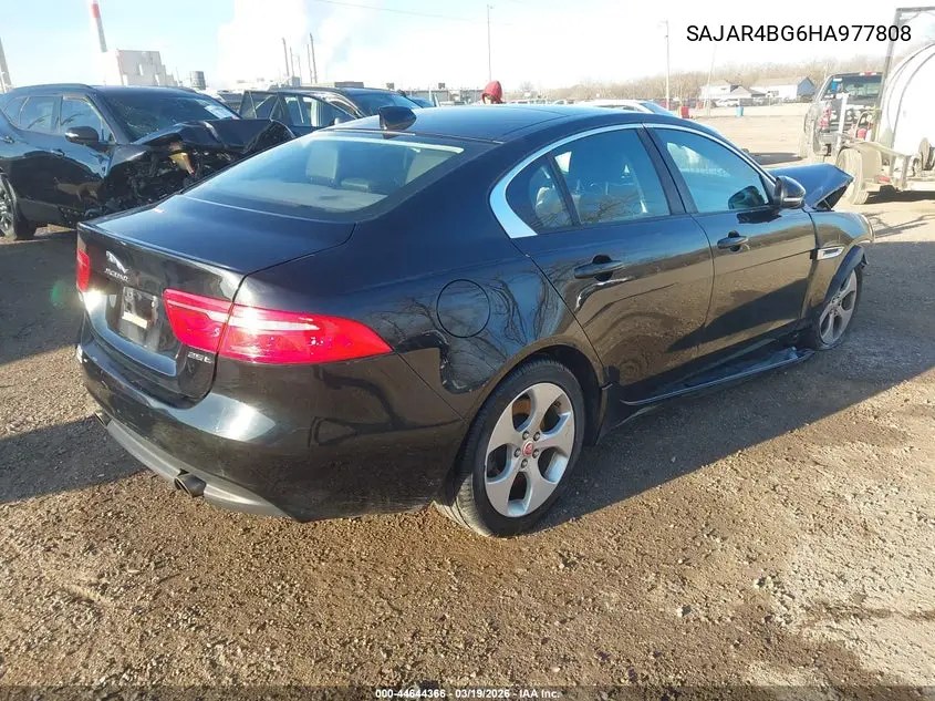 2017 Jaguar Xe VIN: SAJAR4BG6HA977808 Lot: 44644366