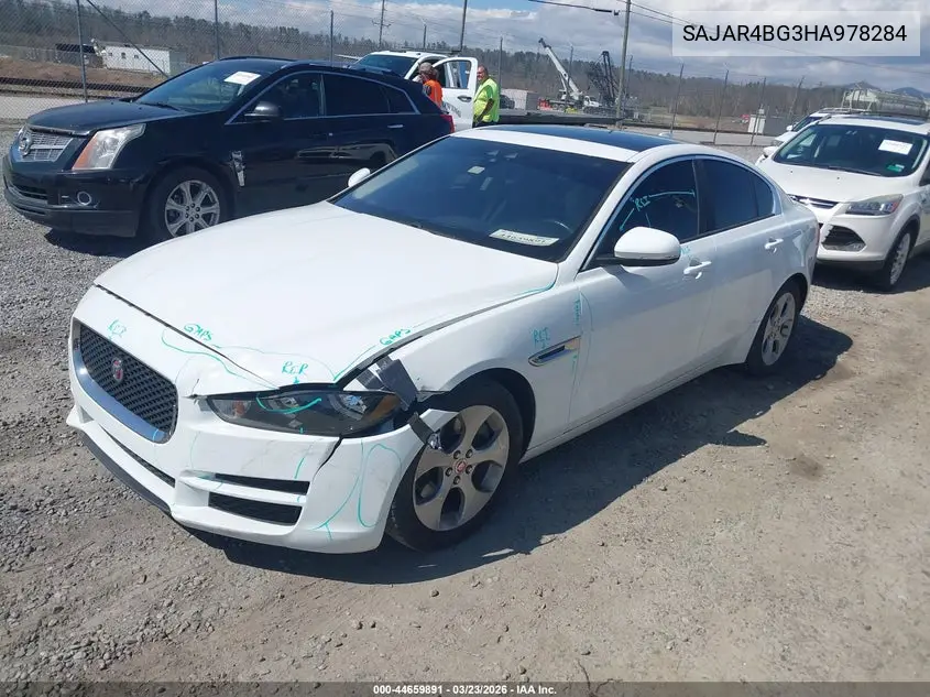 2017 Jaguar Xe 25T VIN: SAJAR4BG3HA978284 Lot: 44659891