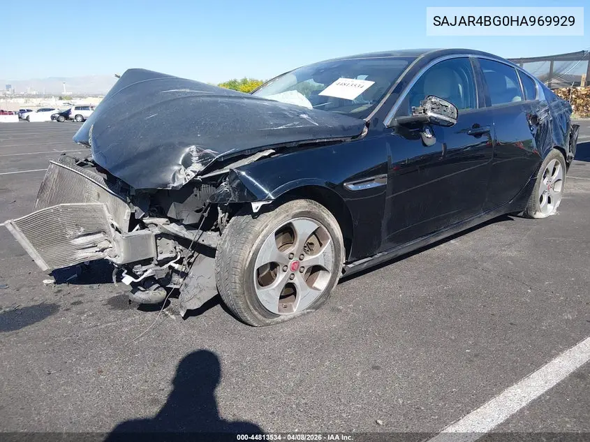2017 Jaguar Xe 25T VIN: SAJAR4BG0HA969929 Lot: 44813534