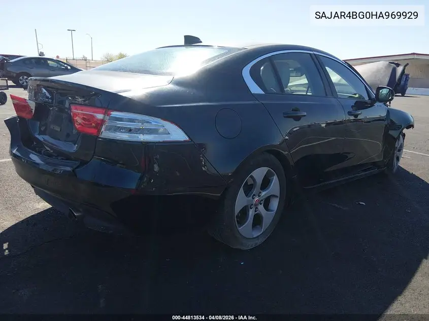 2017 Jaguar Xe 25T VIN: SAJAR4BG0HA969929 Lot: 44813534