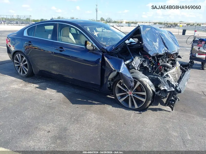 2017 Jaguar Xe 25T Prestige VIN: SAJAE4BG8HA969060 Lot: 44947824