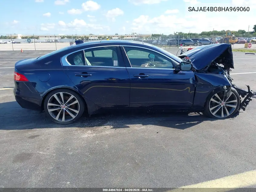 2017 Jaguar Xe 25T Prestige VIN: SAJAE4BG8HA969060 Lot: 44947824
