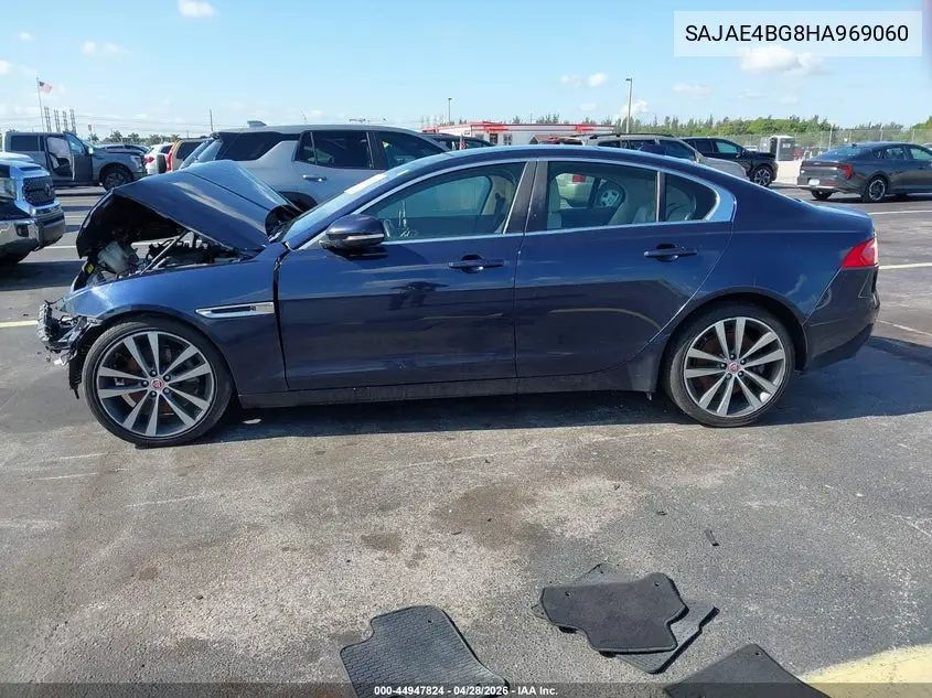 2017 Jaguar Xe 25T Prestige VIN: SAJAE4BG8HA969060 Lot: 44947824