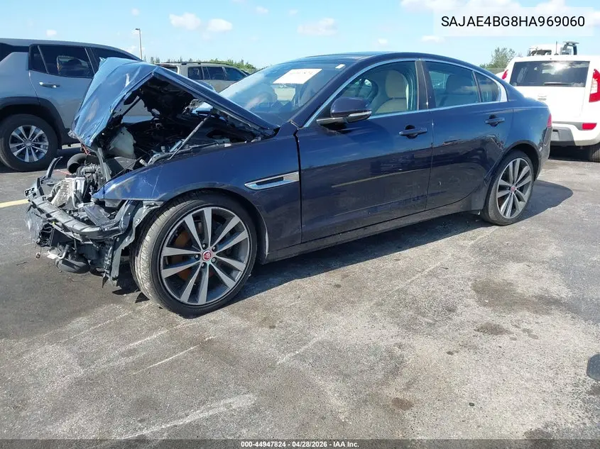 2017 Jaguar Xe 25T Prestige VIN: SAJAE4BG8HA969060 Lot: 44947824