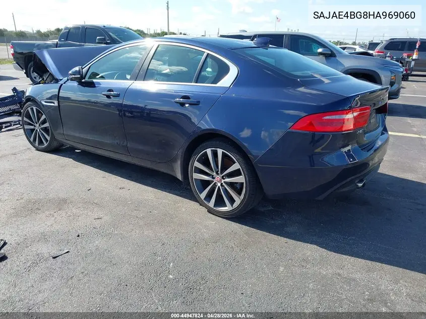 2017 Jaguar Xe 25T Prestige VIN: SAJAE4BG8HA969060 Lot: 44947824
