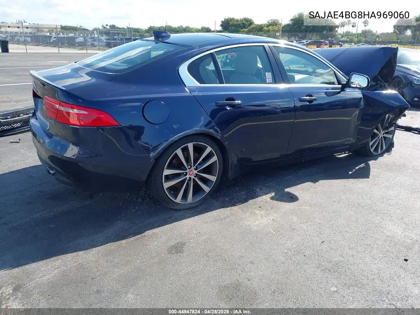 2017 Jaguar Xe 25T Prestige VIN: SAJAE4BG8HA969060 Lot: 44947824