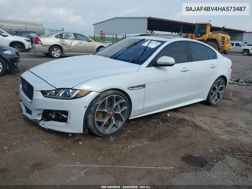 2017 Jaguar Xe VIN: SAJAF4BV4HA973487 Lot: 44948838