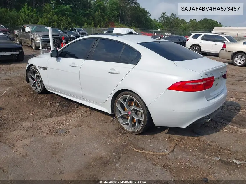 2017 Jaguar Xe VIN: SAJAF4BV4HA973487 Lot: 44948838