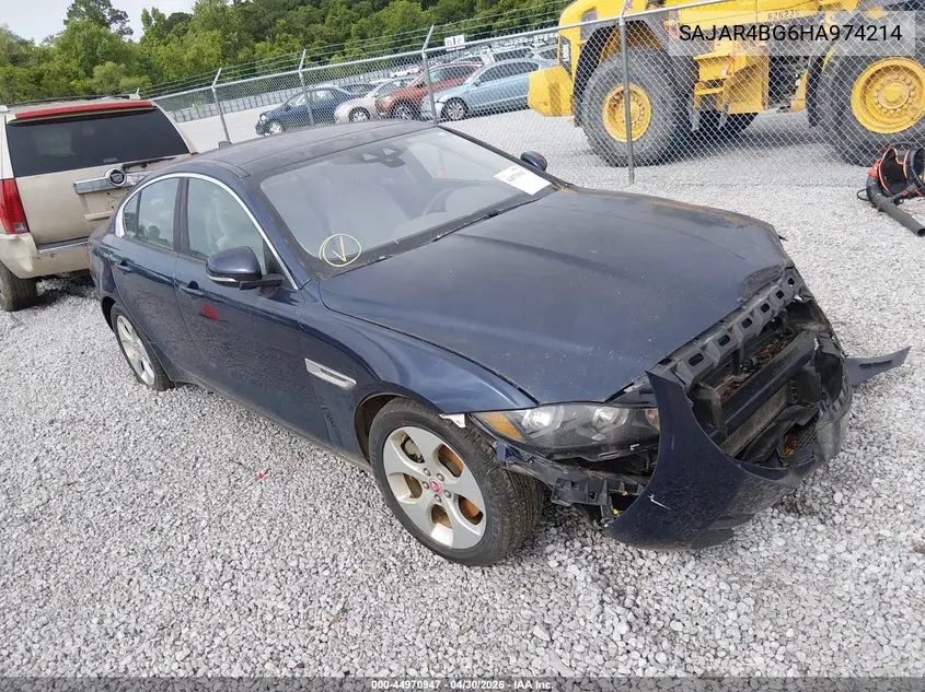 2017 Jaguar Xe 25T VIN: SAJAR4BG6HA974214 Lot: 44970947