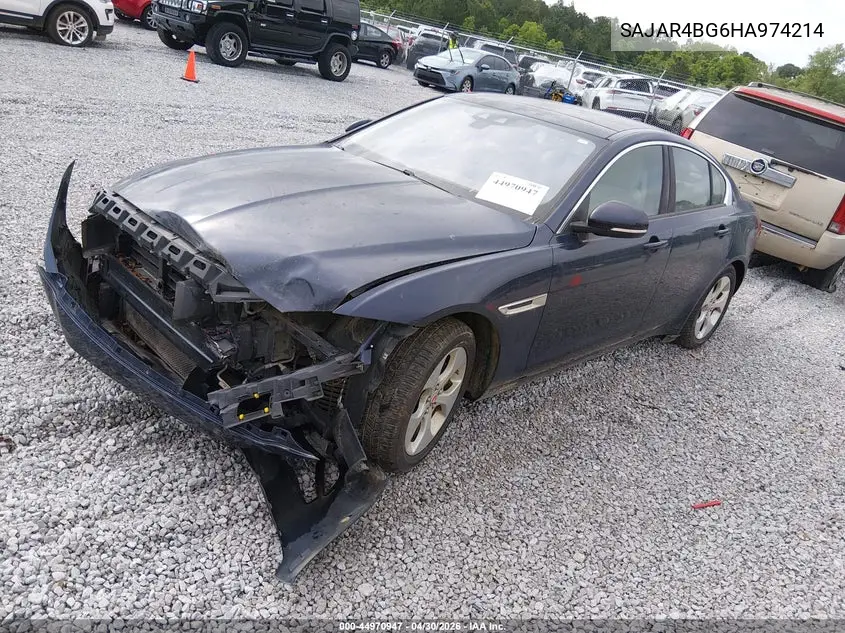 2017 Jaguar Xe 25T VIN: SAJAR4BG6HA974214 Lot: 44970947