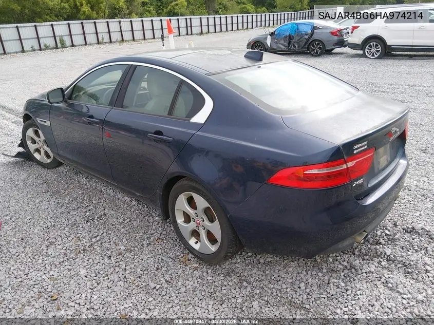 2017 Jaguar Xe 25T VIN: SAJAR4BG6HA974214 Lot: 44970947