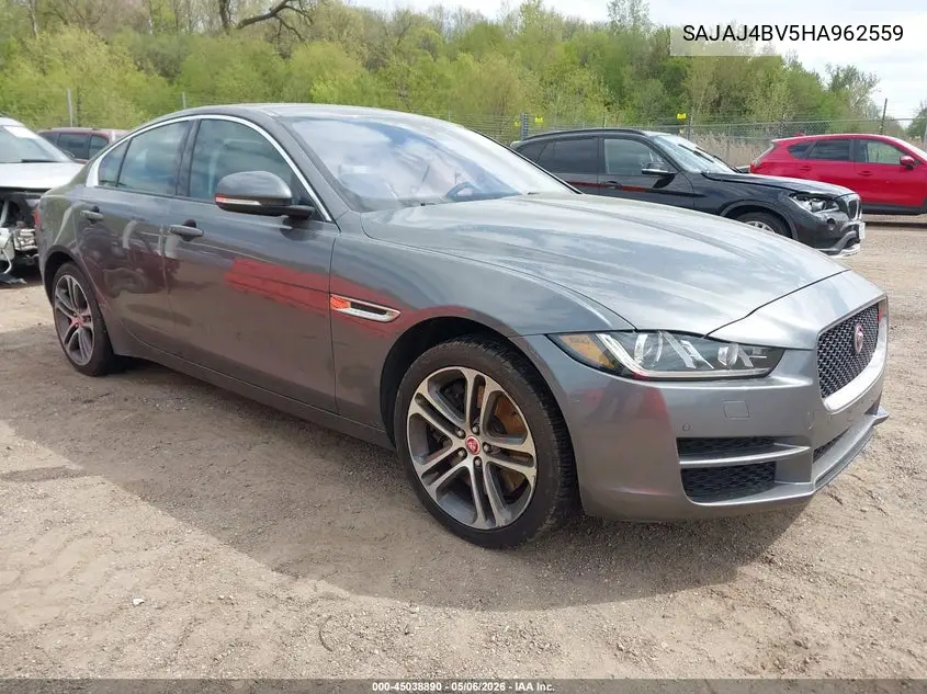 2017 Jaguar Xe 35T Premium VIN: SAJAJ4BV5HA962559 Lot: 45038890