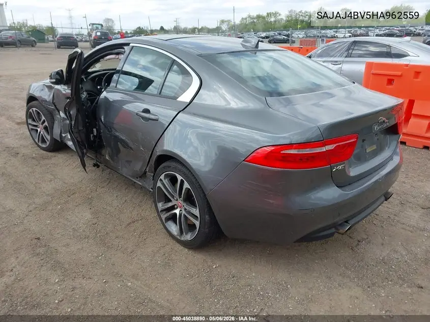 2017 Jaguar Xe 35T Premium VIN: SAJAJ4BV5HA962559 Lot: 45038890