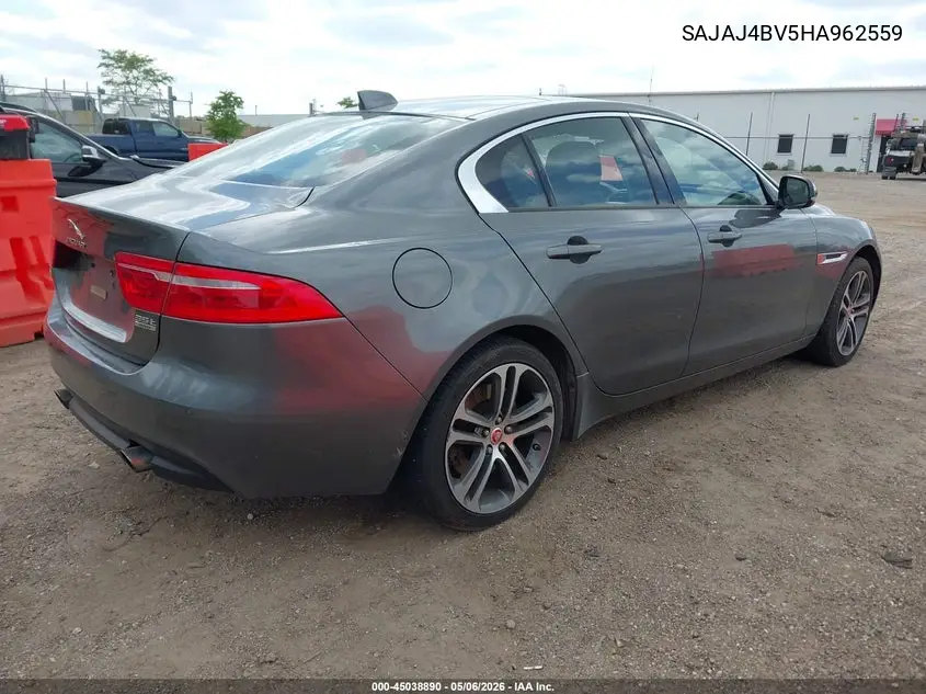 2017 Jaguar Xe 35T Premium VIN: SAJAJ4BV5HA962559 Lot: 45038890