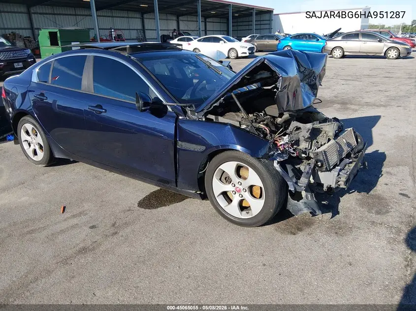 2017 Jaguar Xe 25T VIN: SAJAR4BG6HA951287 Lot: 45065055