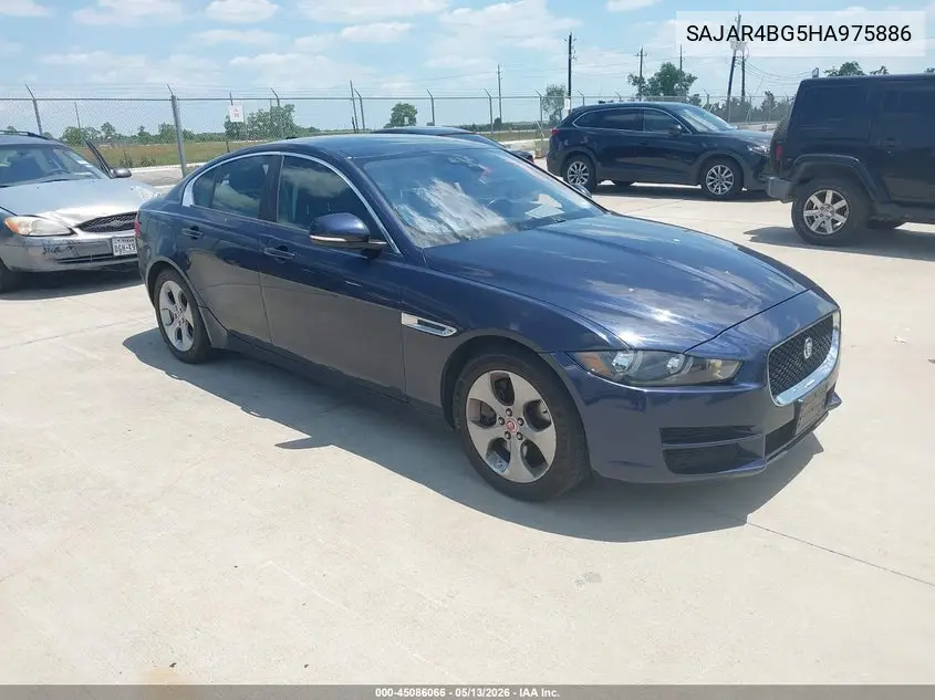 2017 Jaguar Xe 25T VIN: SAJAR4BG5HA975886 Lot: 45086066