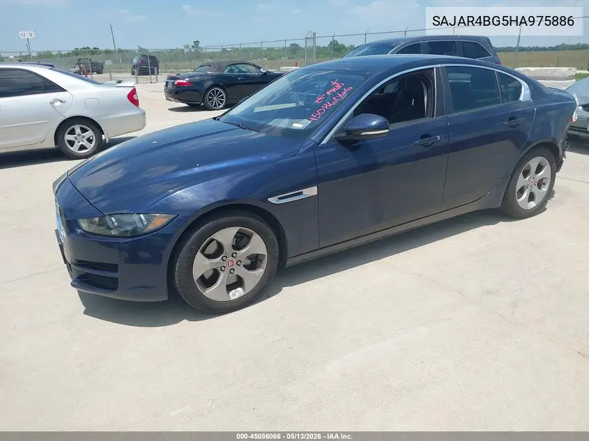 2017 Jaguar Xe 25T VIN: SAJAR4BG5HA975886 Lot: 45086066