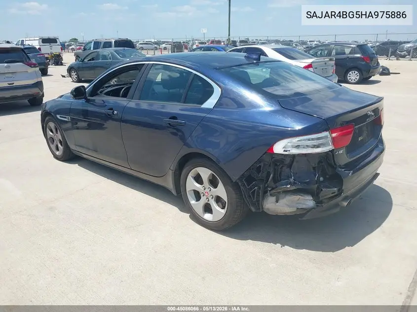 2017 Jaguar Xe 25T VIN: SAJAR4BG5HA975886 Lot: 45086066