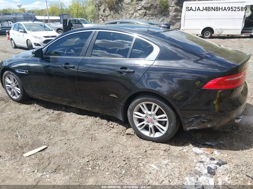 2017 Jaguar Xe 20D Premium VIN: SAJAJ4BN8HA952589 Lot: 45095160
