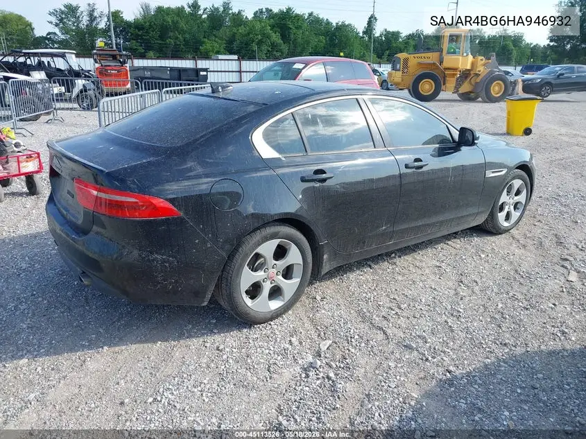 2017 Jaguar Xe 25T VIN: SAJAR4BG6HA946932 Lot: 45113526