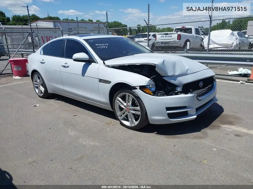 2017 Jaguar Xe 35T Premium VIN: SAJAJ4BV8HA971515 Lot: 45129210