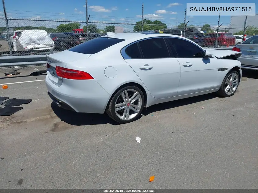 2017 Jaguar Xe 35T Premium VIN: SAJAJ4BV8HA971515 Lot: 45129210