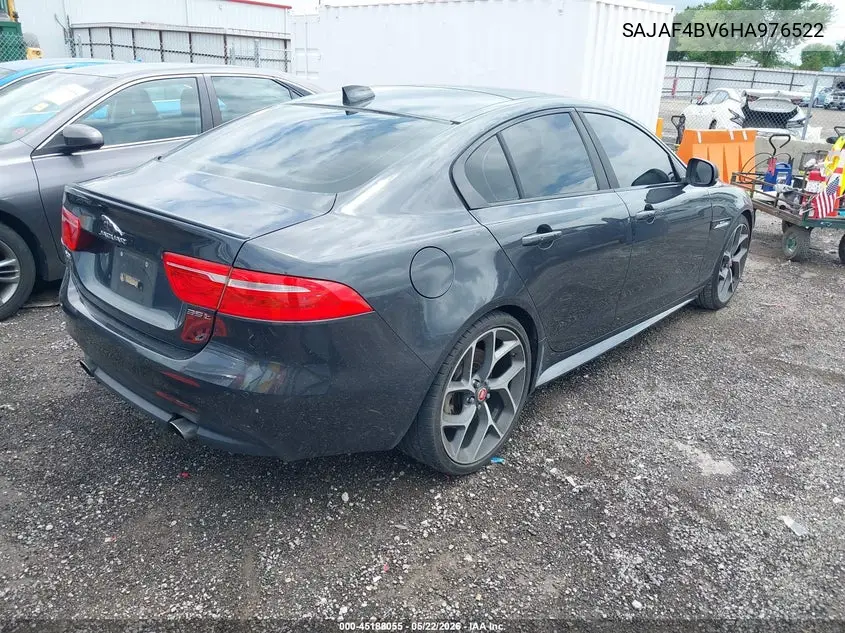 2017 Jaguar Xe 35T R-Sport VIN: SAJAF4BV6HA976522 Lot: 45188055