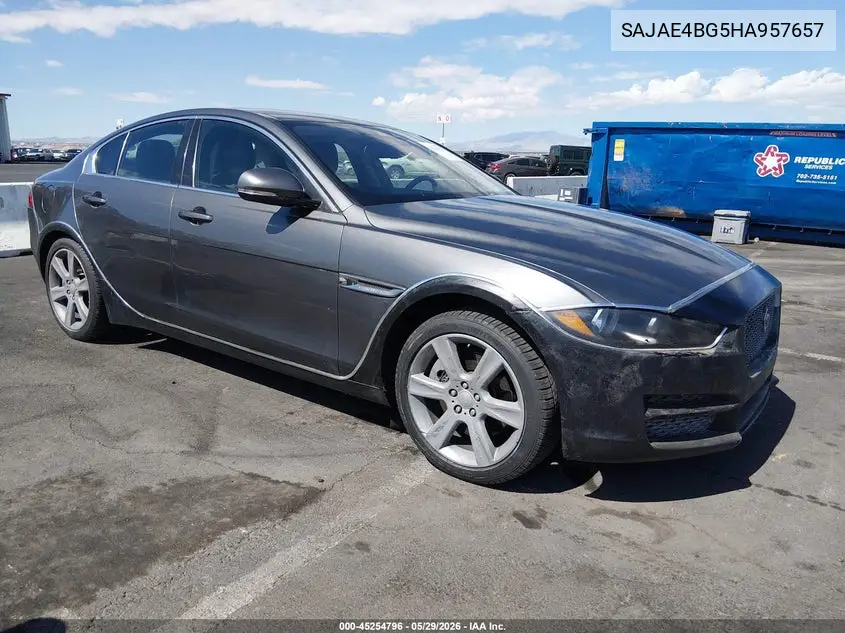 2017 Jaguar Xe 25T Prestige VIN: SAJAE4BG5HA957657 Lot: 45254796