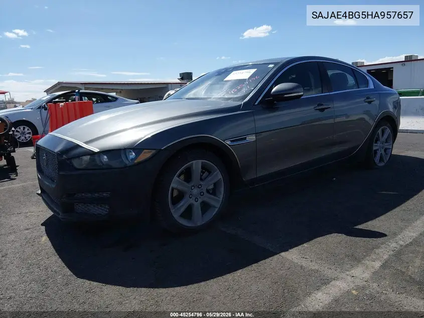 2017 Jaguar Xe 25T Prestige VIN: SAJAE4BG5HA957657 Lot: 45254796