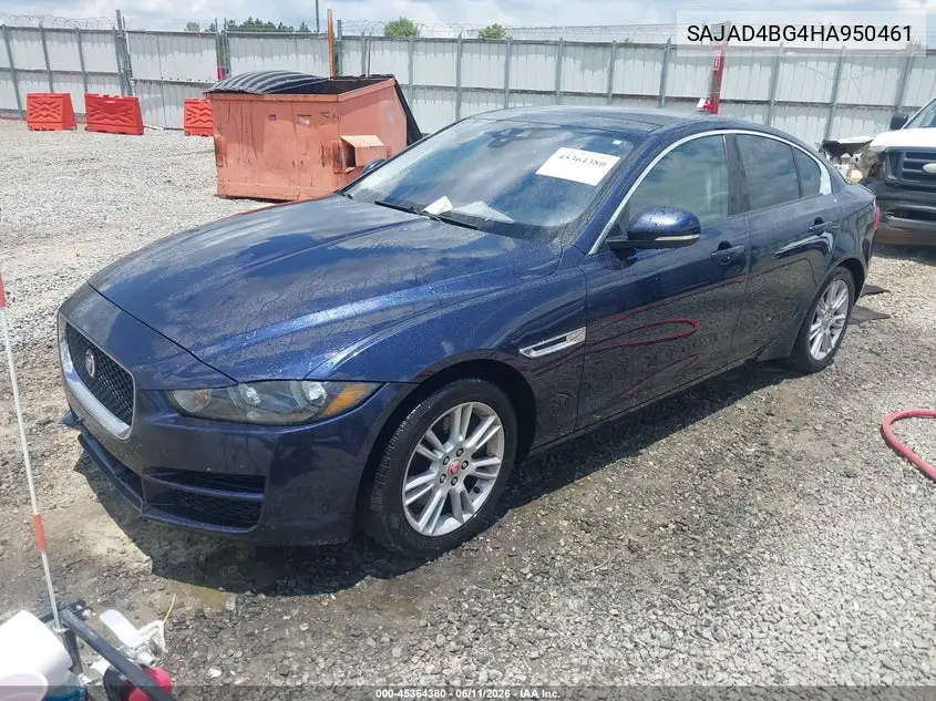 2017 Jaguar Xe 25T Premium VIN: SAJAD4BG4HA950461 Lot: 45364380