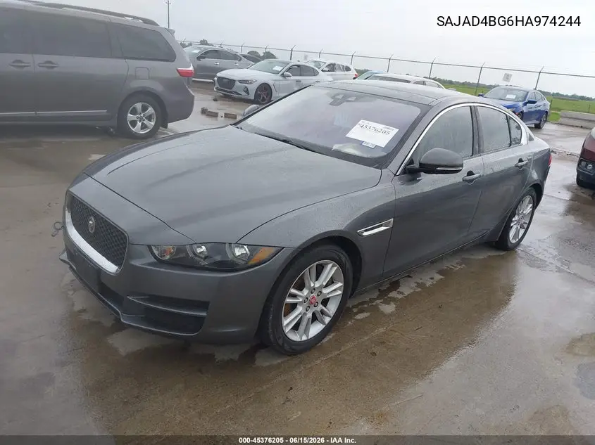 2017 Jaguar Xe 25T Premium VIN: SAJAD4BG6HA974244 Lot: 45376205