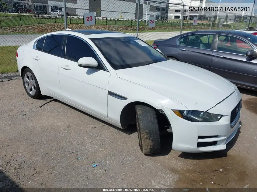 2017 Jaguar Xe 25T VIN: SAJAR4BG7HA965201 Lot: 45379301