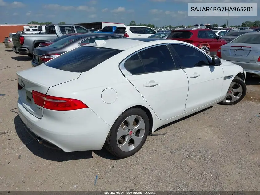 2017 Jaguar Xe 25T VIN: SAJAR4BG7HA965201 Lot: 45379301