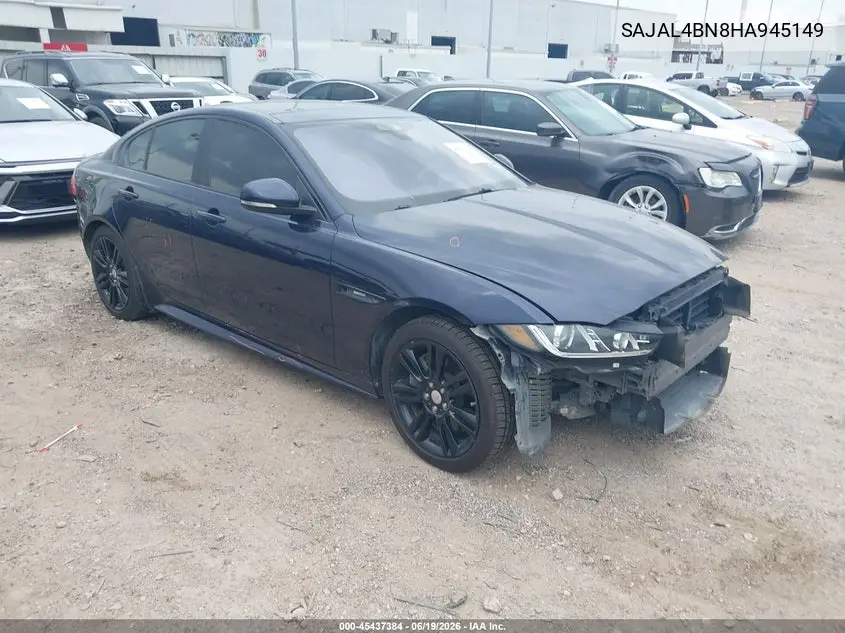 2017 Jaguar Xe 20D R-Sport VIN: SAJAL4BN8HA945149 Lot: 45437384