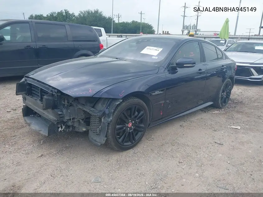 2017 Jaguar Xe 20D R-Sport VIN: SAJAL4BN8HA945149 Lot: 45437384
