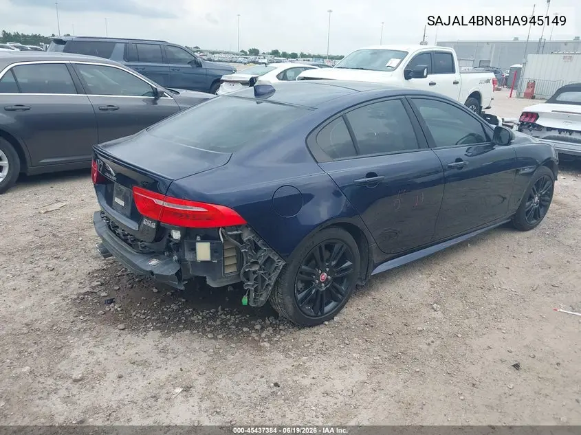 2017 Jaguar Xe 20D R-Sport VIN: SAJAL4BN8HA945149 Lot: 45437384