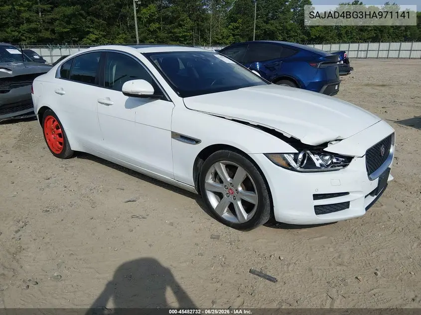2017 Jaguar Xe 25T Premium VIN: SAJAD4BG3HA971141 Lot: 45482732