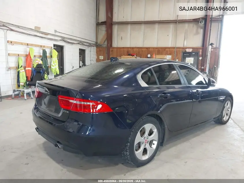 2017 Jaguar Xe 25T VIN: SAJAR4BG4HA966001 Lot: 45505564
