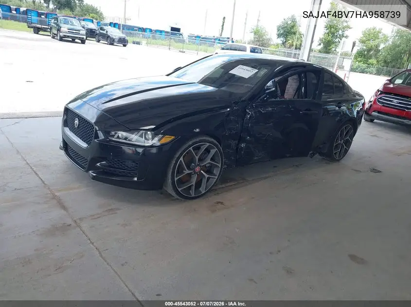 2017 Jaguar Xe 35T R-Sport VIN: SAJAF4BV7HA958739 Lot: 45543052