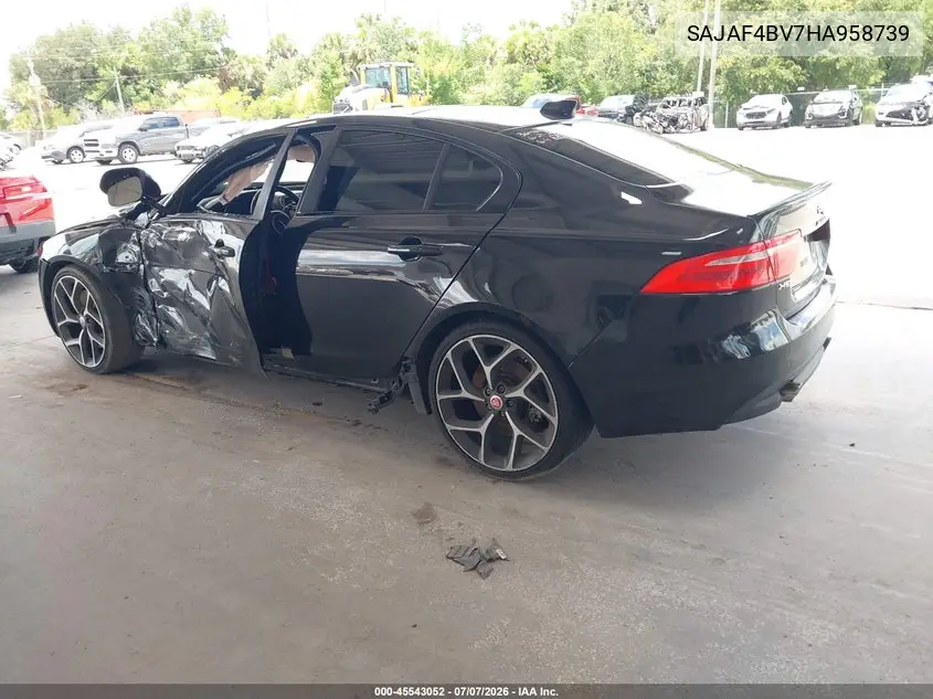 2017 Jaguar Xe 35T R-Sport VIN: SAJAF4BV7HA958739 Lot: 45543052