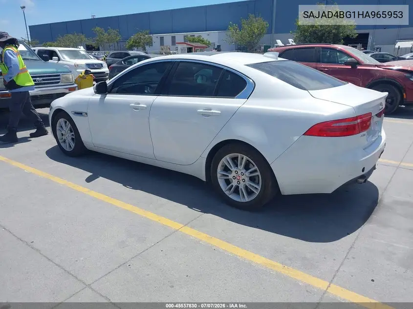 2017 Jaguar Xe 25T Premium VIN: SAJAD4BG1HA965953 Lot: 45557830