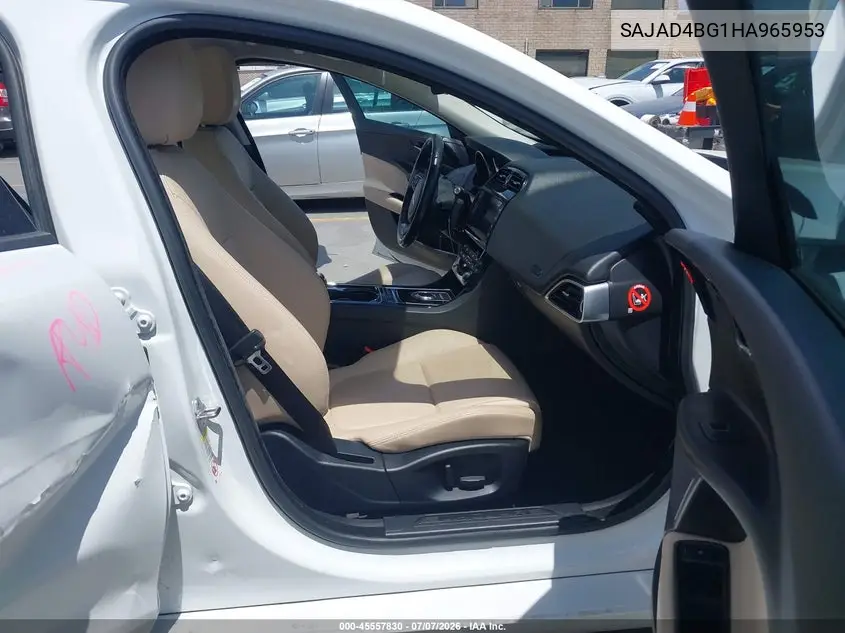 2017 Jaguar Xe 25T Premium VIN: SAJAD4BG1HA965953 Lot: 45557830