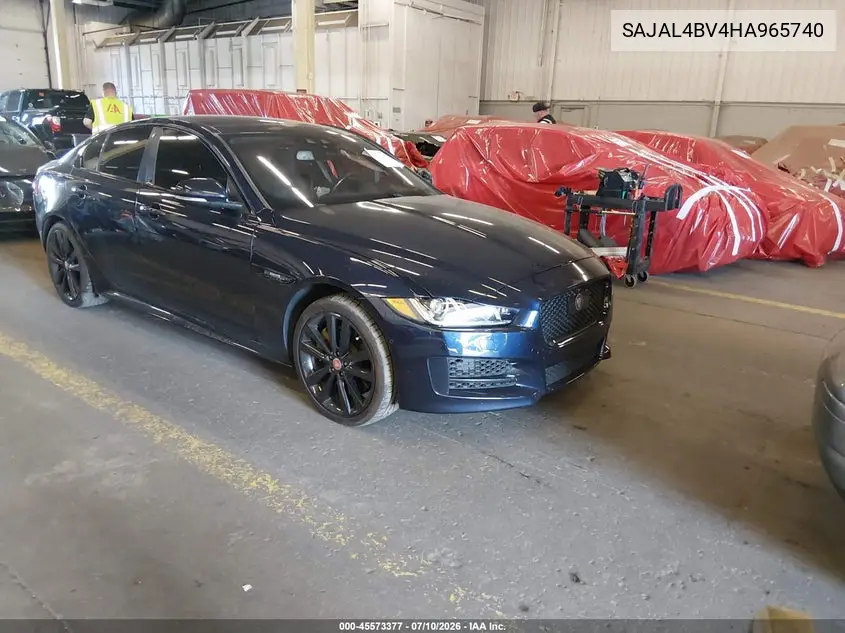 2017 Jaguar Xe 35T R-Sport VIN: SAJAL4BV4HA965740 Lot: 45573377