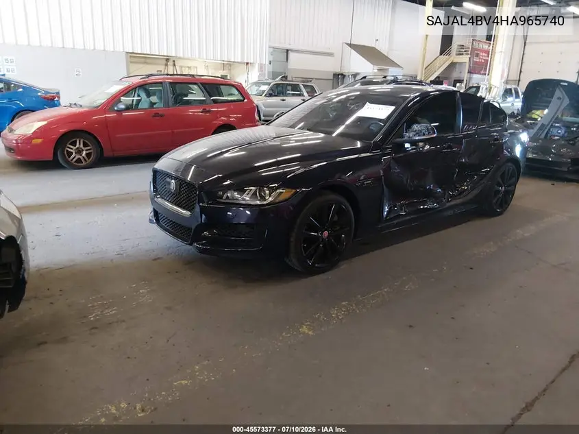 2017 Jaguar Xe 35T R-Sport VIN: SAJAL4BV4HA965740 Lot: 45573377