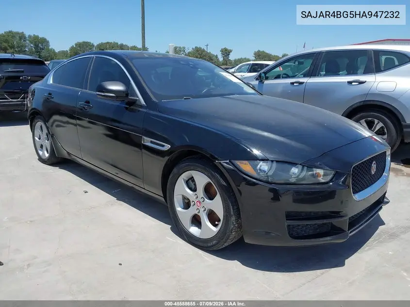 2017 Jaguar Xe 25T VIN: SAJAR4BG5HA947232 Lot: 45588655
