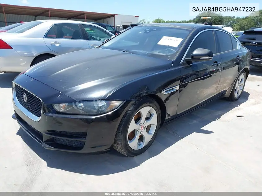 2017 Jaguar Xe 25T VIN: SAJAR4BG5HA947232 Lot: 45588655